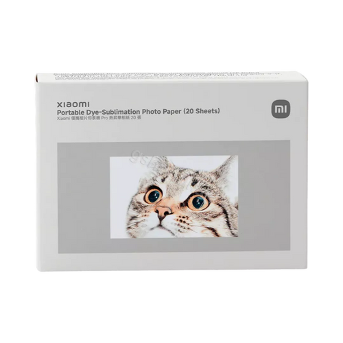 Xiaomi Portable Dye-Sublimation Photo Paper (20 Sheets)