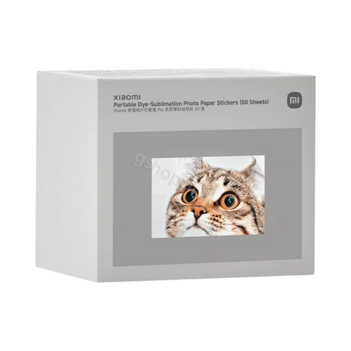 Xiaomi Portable Dye-Sublimation Photo Paper Stickers (50 Sheets)