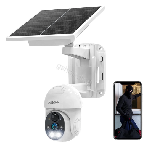 Xiaovv Kamera me panel diellor Outdoor PTZ P6 Plus