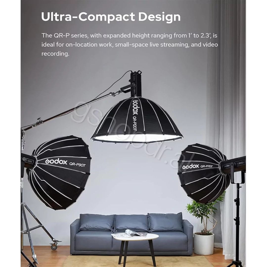 Softbox Per Fotografi Dhe Video Godox QR- P90T tirane