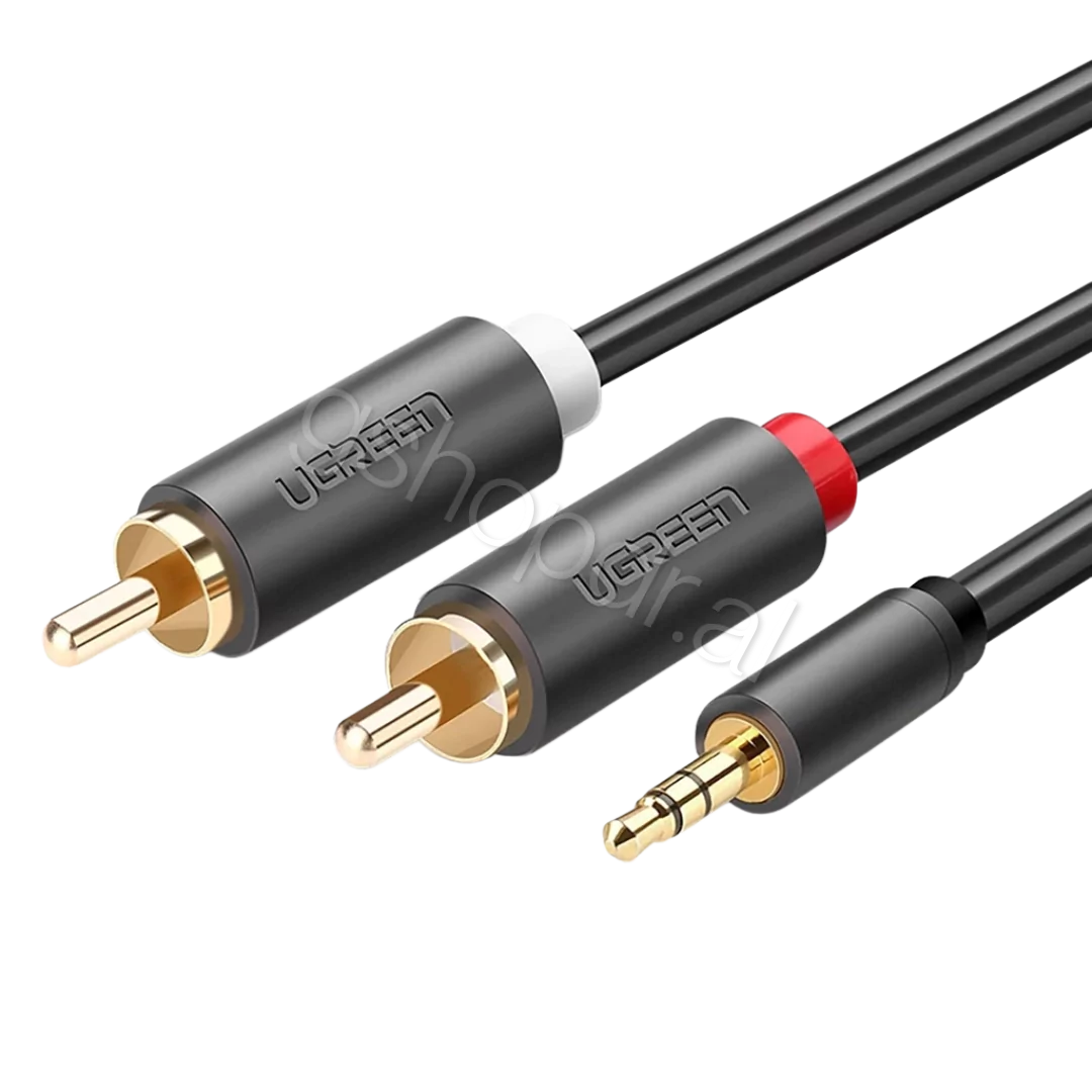 UGREEN 3.5mm Male to 2 RCA Male Audio Cable 2m AV102
