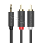 Kabllo audio UGREEN 3.5mm Mashkull në 2 RCA Mashkull 2m AV102 Durres