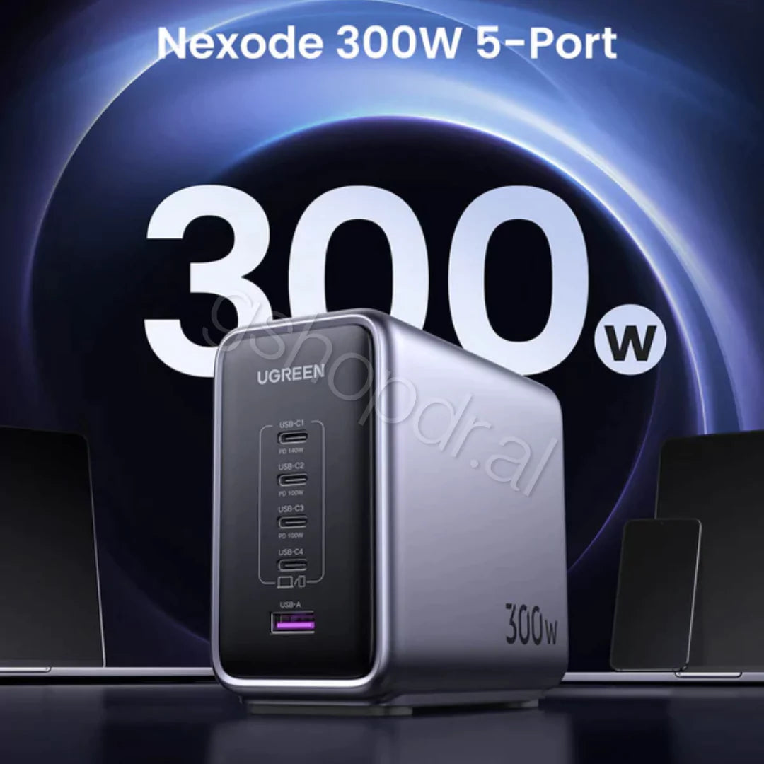 Karikues UGREEN Nexode 300W GaN 5 Porta Durres