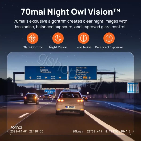Kamere per makine 70mai Smart Dash Cam Durres