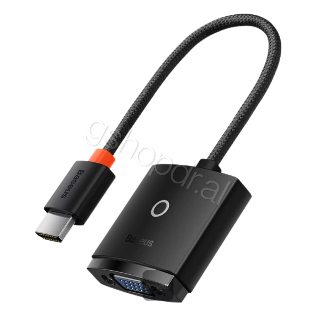 Adapter HDMI to VGA baseus 1080p (1) Adaptor HDMI ne VGA Baseus 1080p