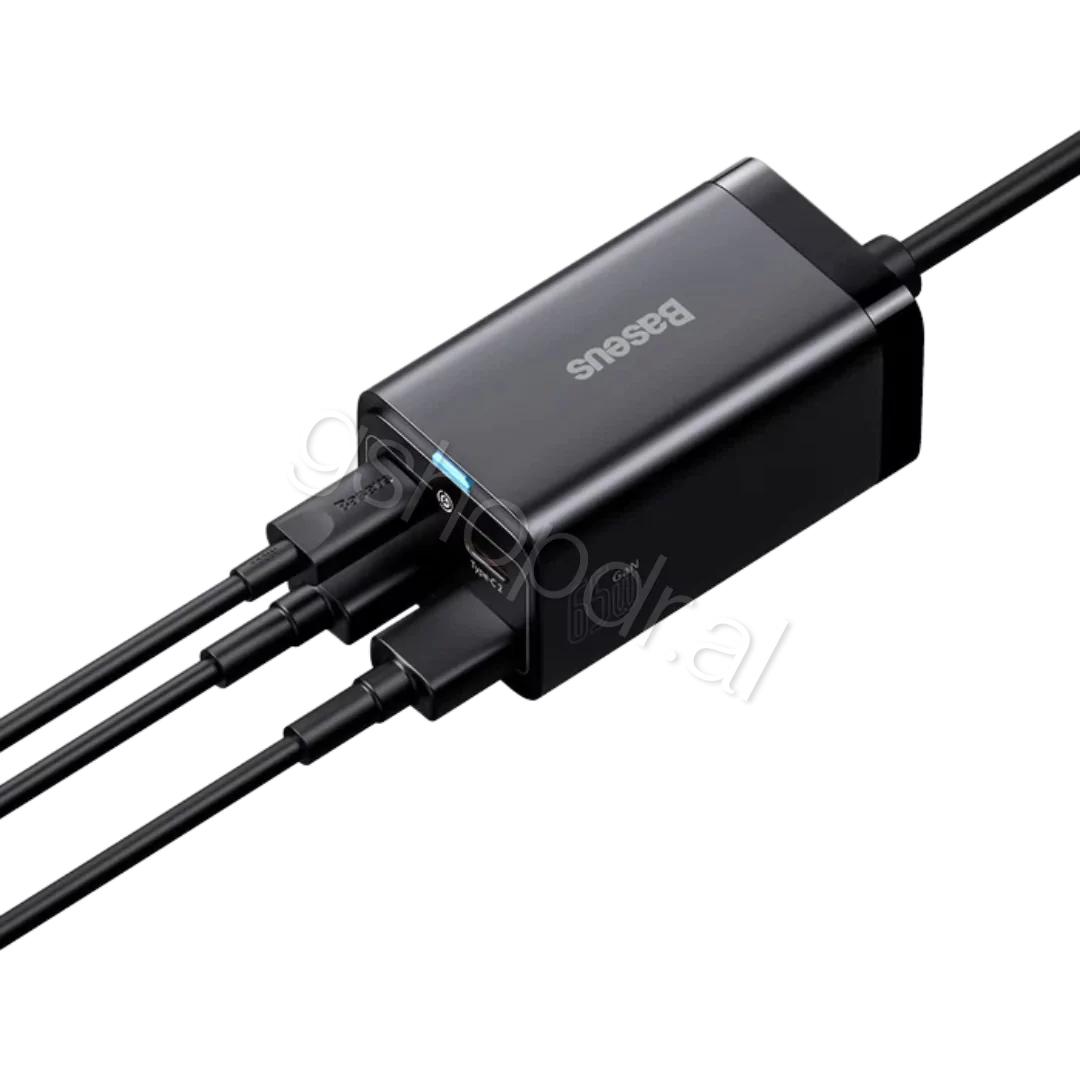 Baseus GaN3 Pro 4 Ports Desktop Charger 65W Tirane