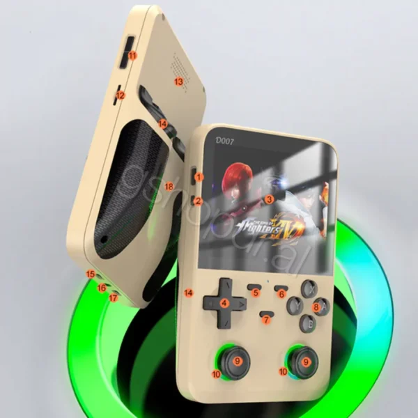 D007 Plus Handheld Game Console 3D Joystick GShop Durrres