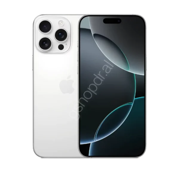 iPhone 16 Pro Max I bardhe