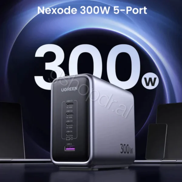 Karikues UGREEN Nexode 300W GaN 5 Porta Durres