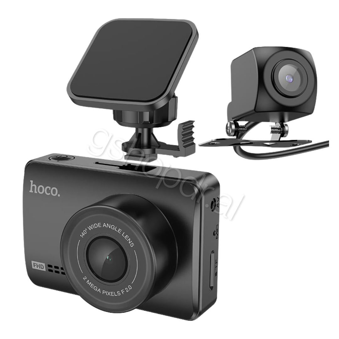 Dash Cam “DV3” Dual Channel Driving Recorder Hoco