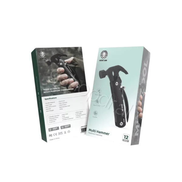 12-in-1 Multitool Hammer Green Lion GShop Durres