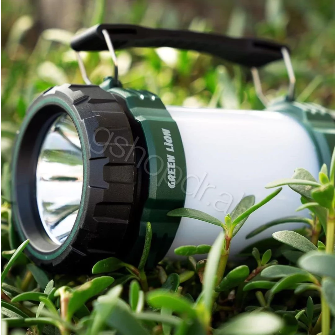 Green Lion 2 in 1 Camping Light 3000mAh 500lm (1) Drite kampingu Green Lion 2 in 1