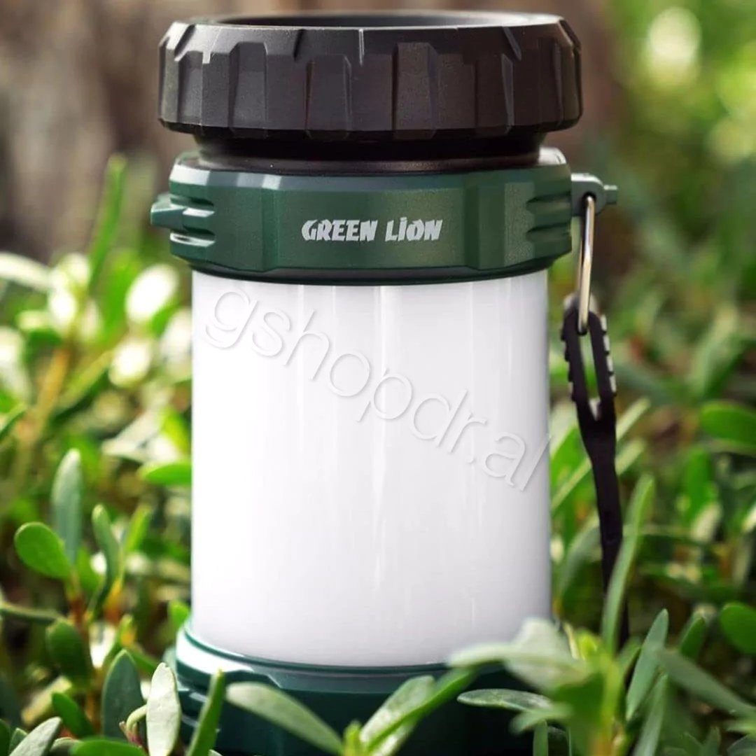 Green Lion 2 in 1 Camping Light 3000mAh 500lm (2) Drite kampingu Green Lion 2 in 1 Durres