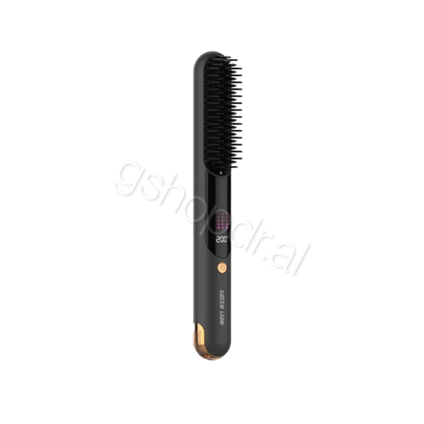 Hair Comb Green Lion