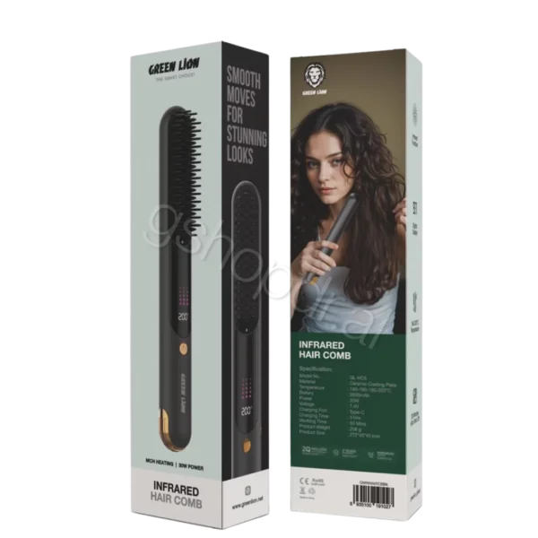 Hair Comb Green Lion Tirane