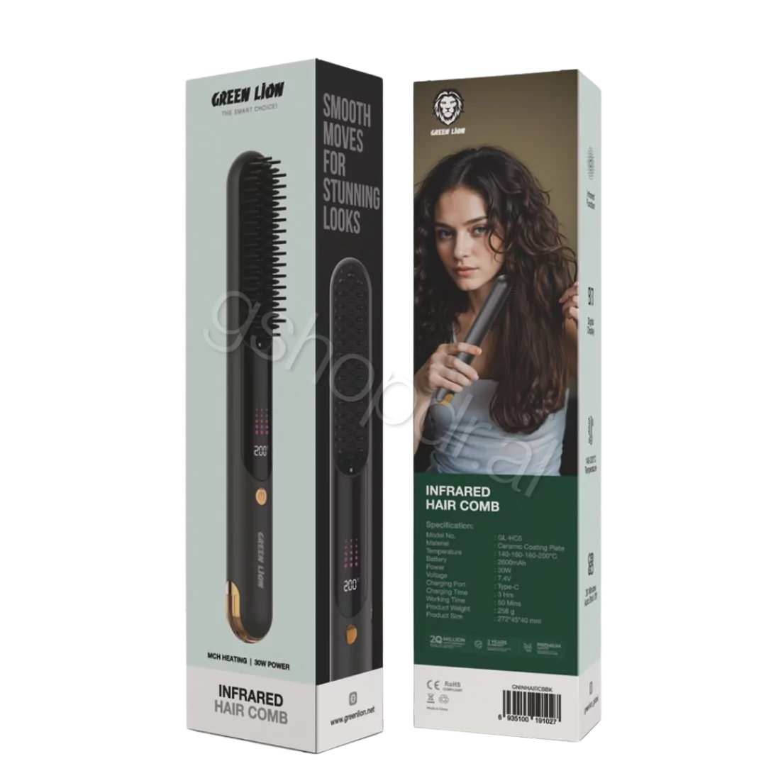Hair Comb Green Lion Tirane