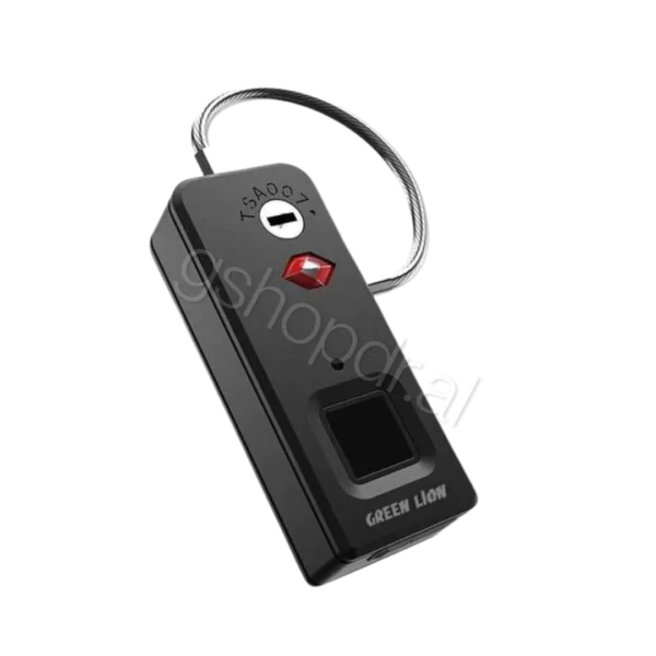 Mini Fingerprint Padlock Green Lion