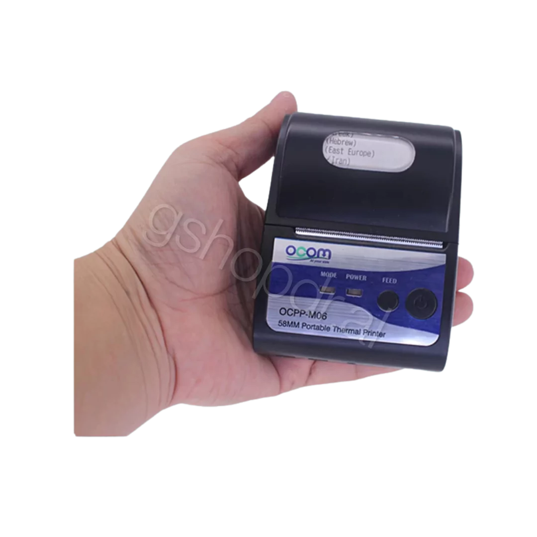Mini Portable Thermal Receipt Printer OCPP-M06 58mm GShop Durres