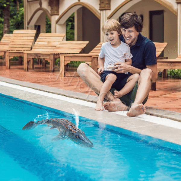 Remote Control Dinosaur Mosasaurus Water Toy - Lodra per Femije Durres