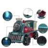 Remote Control Train Toy With Spray Sound & Light - lodra per femije