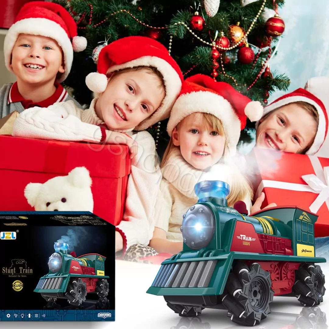 Remote Control Train Toy With Spray Sound & Light - lodra per femije 3+ Durres