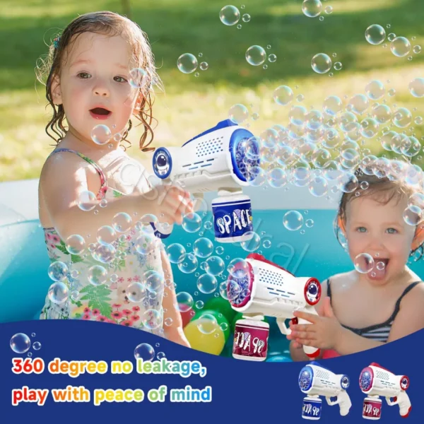 Space Bubble Gun - lodra per femije 3-8 vjec
