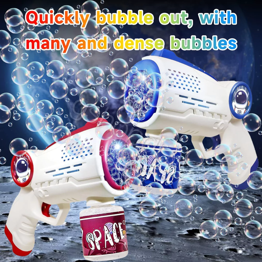 Space Bubble Gun - lodra per femije 3-8 vjec Tirane