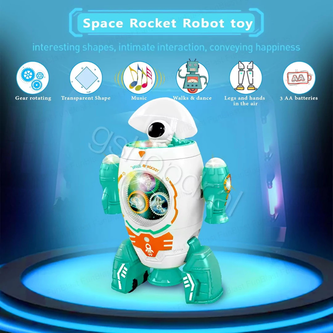 Space Rocket Musical Toy - lodra per femije 3+ durres