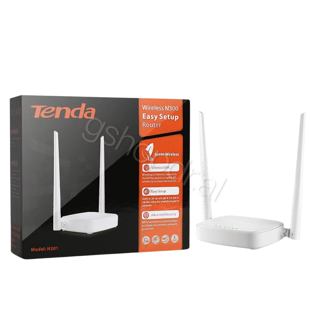 Tenda N301 Wireless-N300 Easy Setup Router Tirane