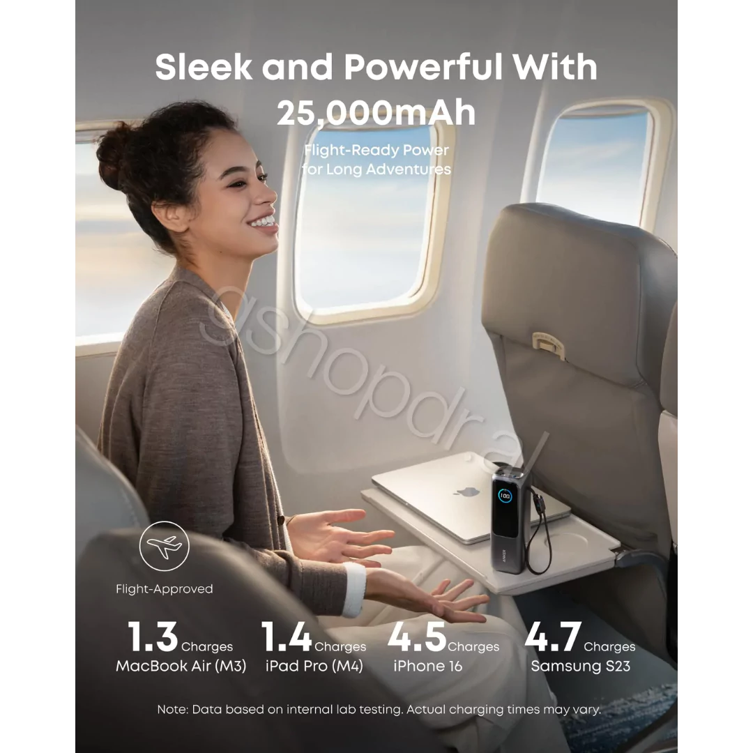 Anker Laptop Power Bank (25K, 165W (4) Power Bank per Laptop (25K, 165W) Anker