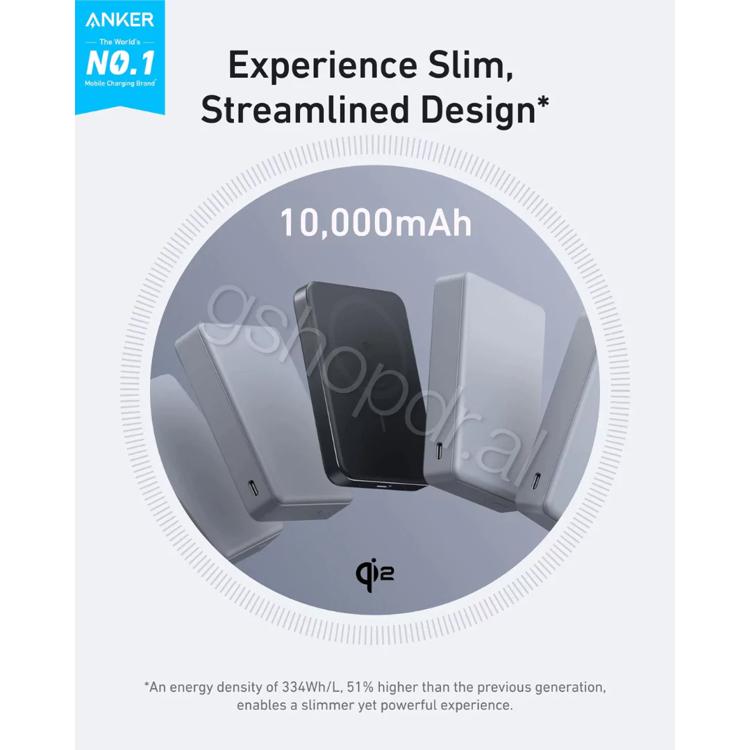 Anker MagGo Power Bank (10K, Slim) (2) Power Bank MagGo Anker (10K, Slim) Durres