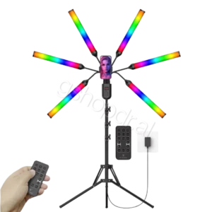 Tripod Me 6 Drita LED Te Palosshme S6 RGB