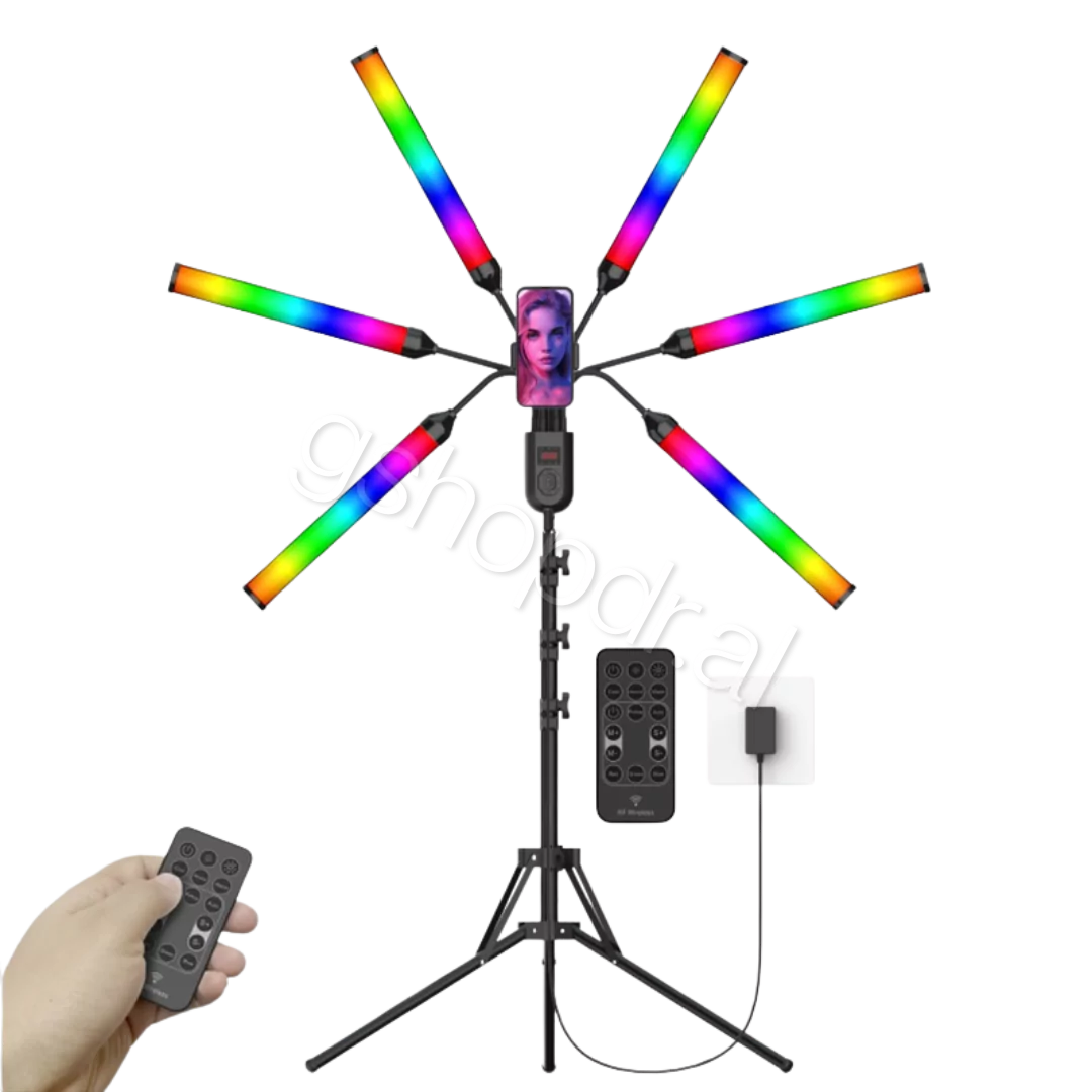 Tripod Me 6 Drita LED Te Palosshme S6 RGB