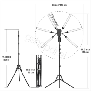 Tripod Me 6 Drita LED Te Palosshme S6 RGB Durres