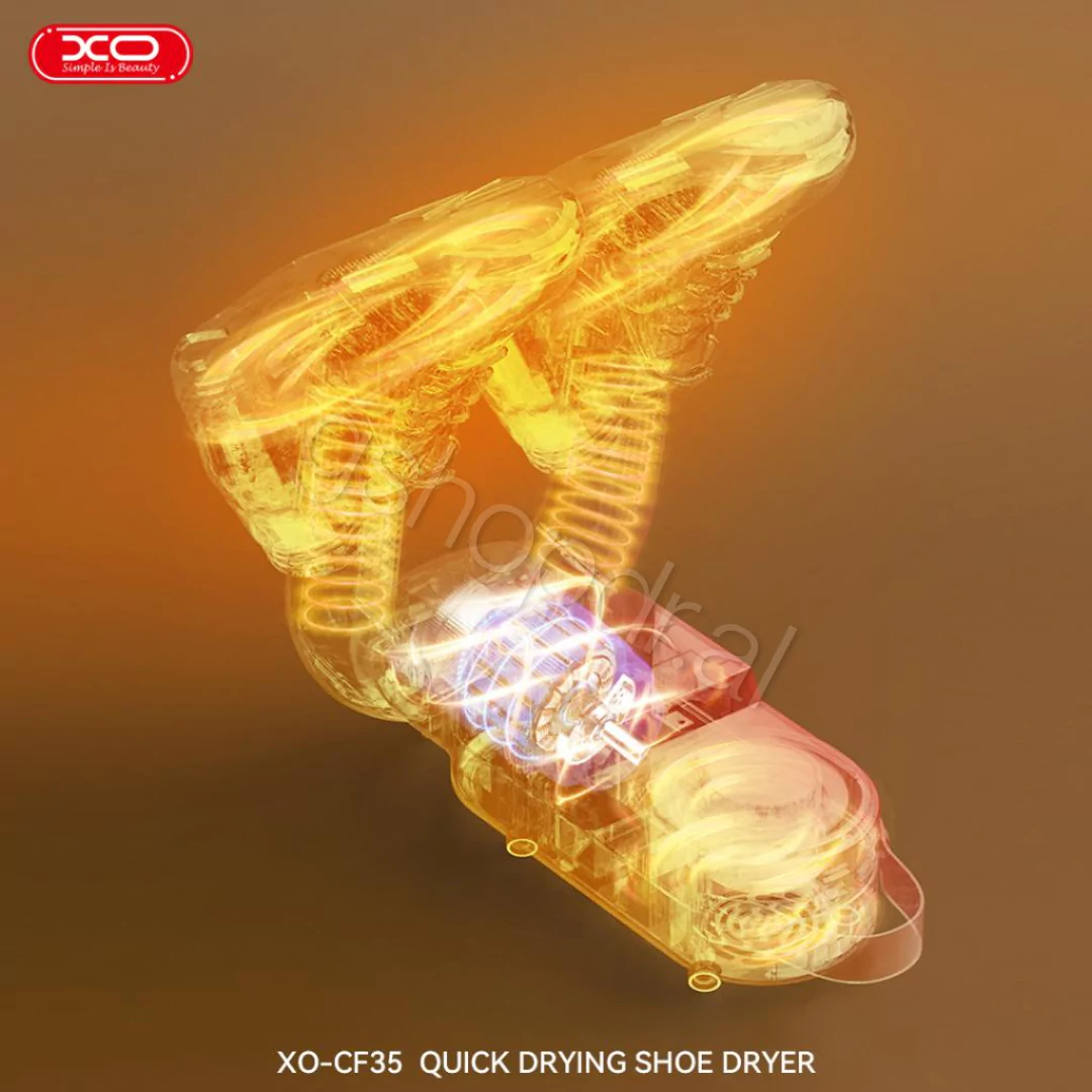 XO Shoe dryer, foldable, white - CF35 (5) Tharese atletesh XO-CF35