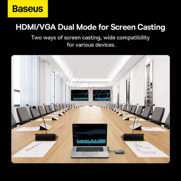 Baseus 4K Wireless Display Dongle Adapter Tirane