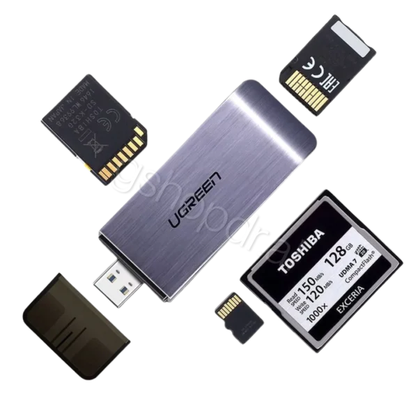 Ugreen USB-A 3.0 to TF/SD/CF/MS Multifunctional Card Reader Multi-Read