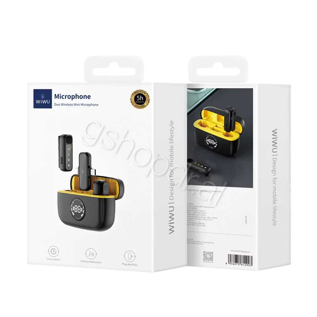 Mikrofon Duo Mini Wiwi Wi-WM003 me reduktim zhurme cmimi durres