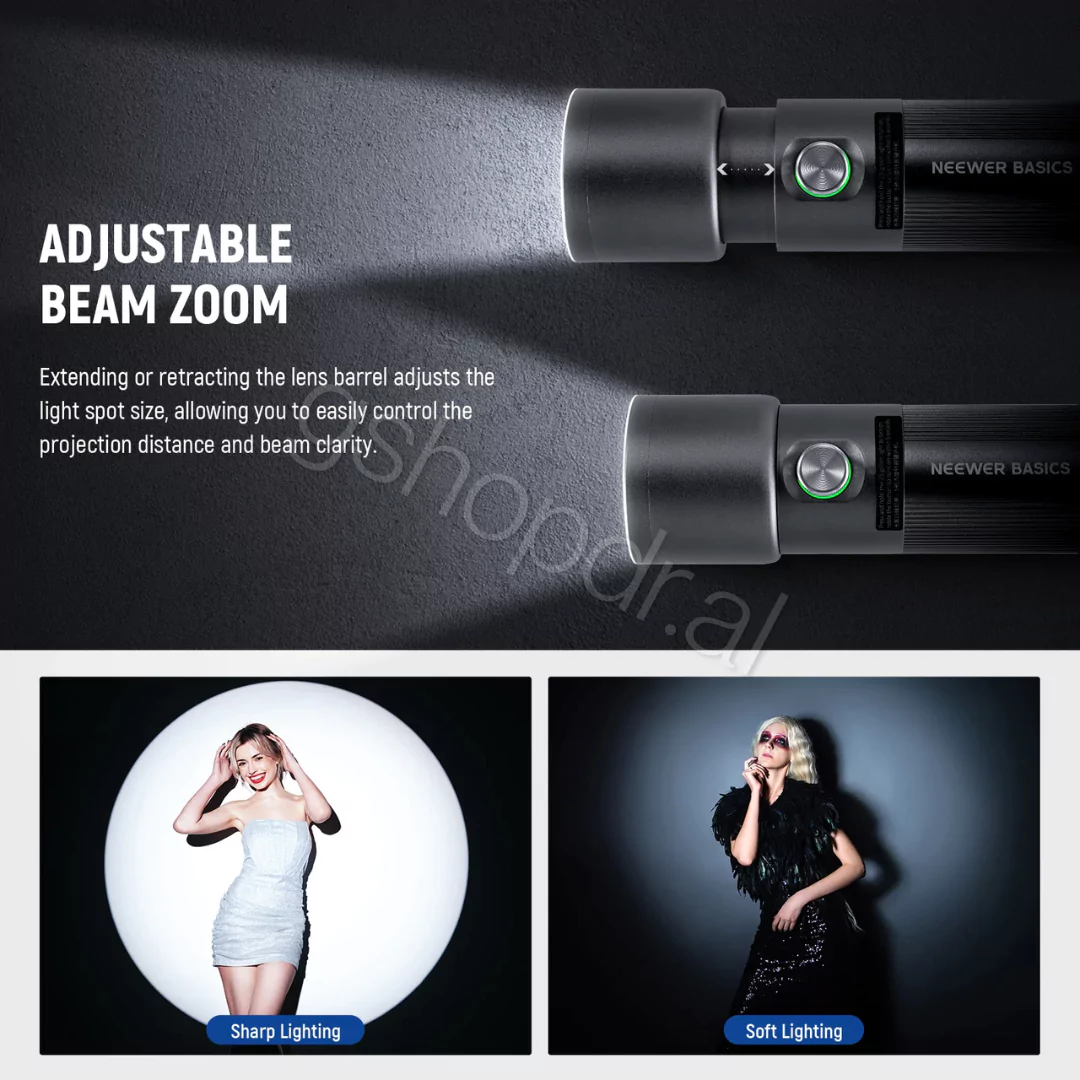NEEWER BASICS FL10 Portable Photography Flashlight (4) Drite portativ fotografik NEEWER BASICS FL10