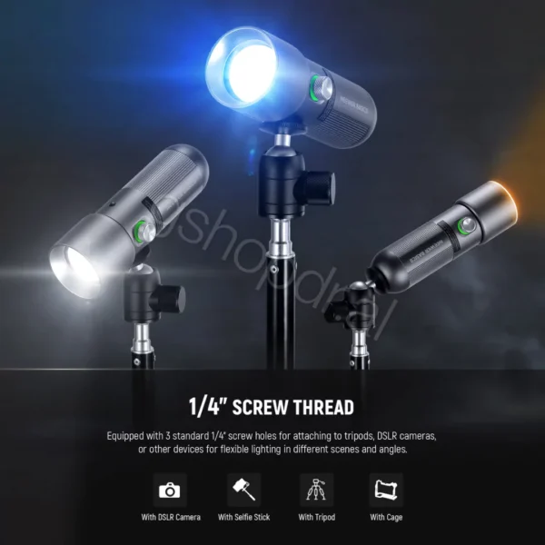 NEEWER BASICS Portable Photography Flashlight FL10 cmimi