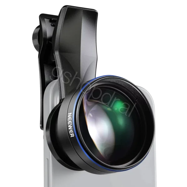 NEEWER LS-26 PRO 105mm Macro Lens with 17mm Phone Clip & 67mm Filter Adapter