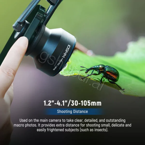 NEEWER 105mm Macro Lens with 17mm Phone Clip & 67mm Filter Adapter LS-26 PRO Durres