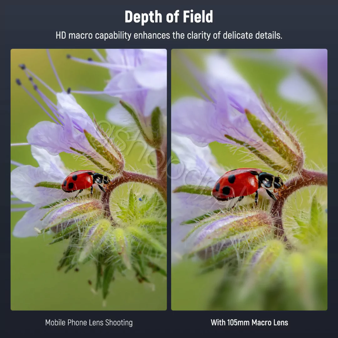 NEEWER LS-26 PRO 105mm Macro Lens with 17mm Phone Clip & 67mm Filter Adapter (3) NEEWER 105mm Macro Lens with 17mm Phone Clip & 67mm Filter Adapter LS-26 PRO Tirane