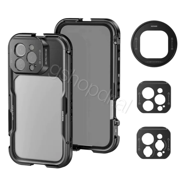 NEEWER PA074 Phone Cage Compatible with iPhone 16 Pro Max