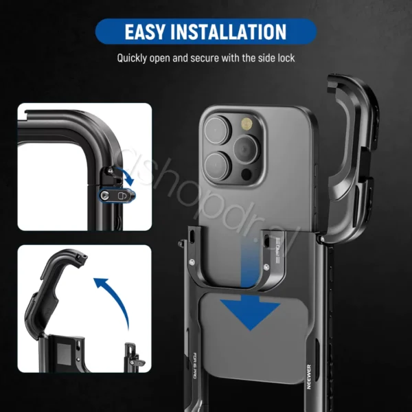 NEEWER PA074 Phone Cage Compatible with iPhone 16 Pro Max Durrres