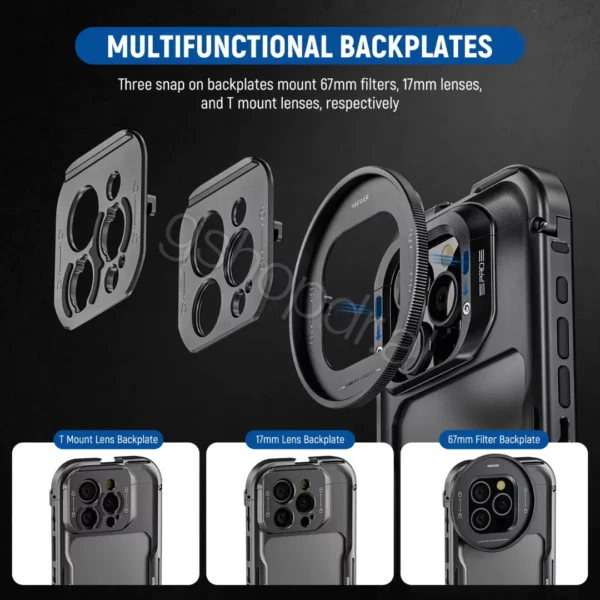NEEWER PA074 Phone Cage Compatible with iPhone 16 Pro Max Tirane