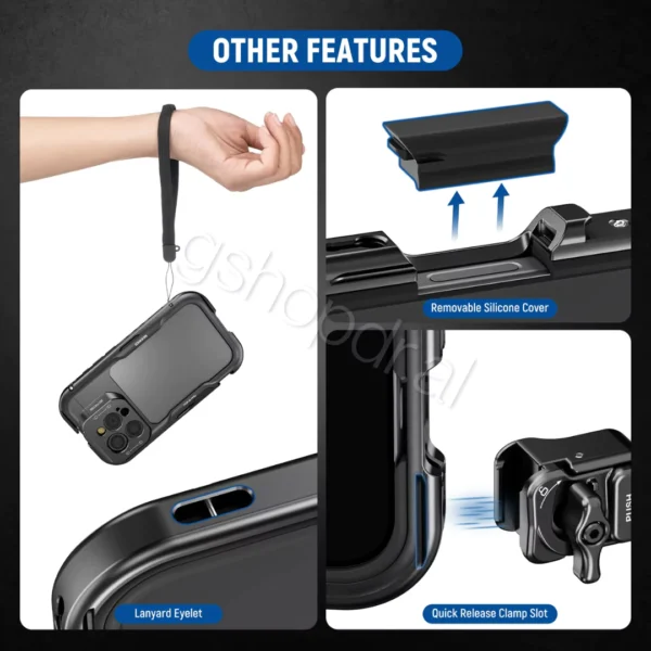NEEWER PA074 Phone Cage Compatible with iPhone 16 Pro Max cmimi