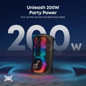 Boks Muzike Rave 3S AI Party Speaker Anker