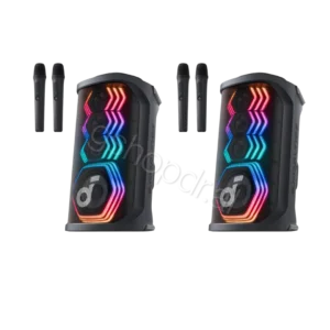 Rave 3S AI Party Speaker with Dual Wireless Mics