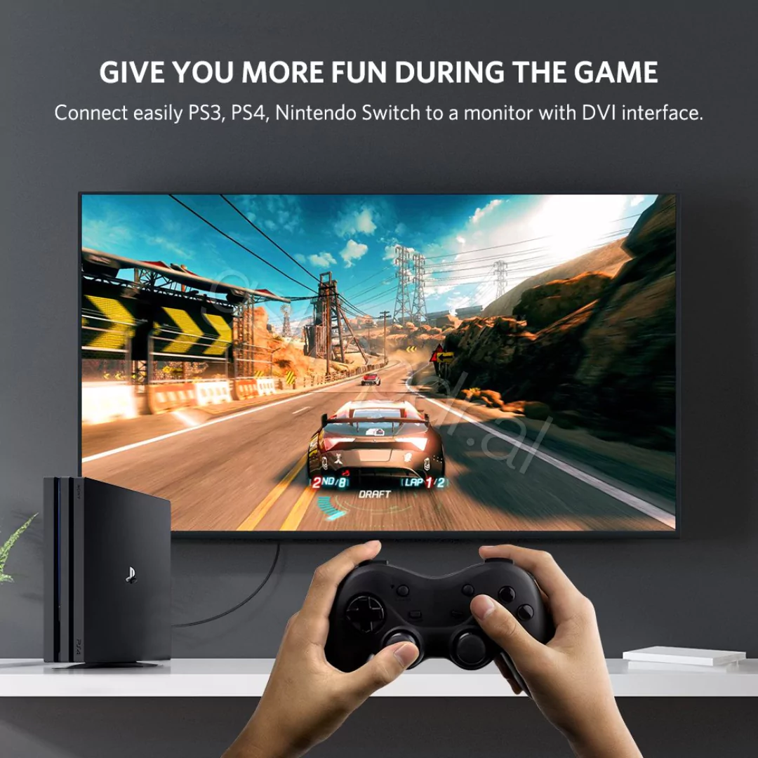 Adaptor UGREEN dvi 24+1 Mashkull në HDMI Femër 20124 Tiranee